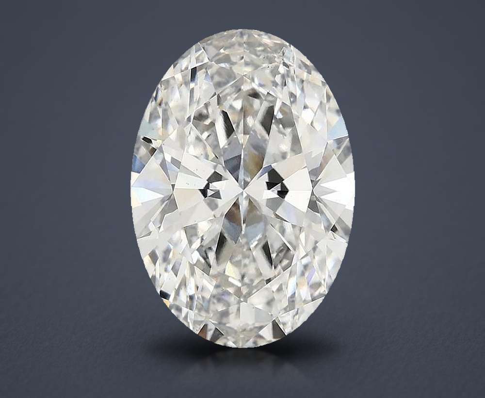 3.78 Carat Oval Lab Diamond