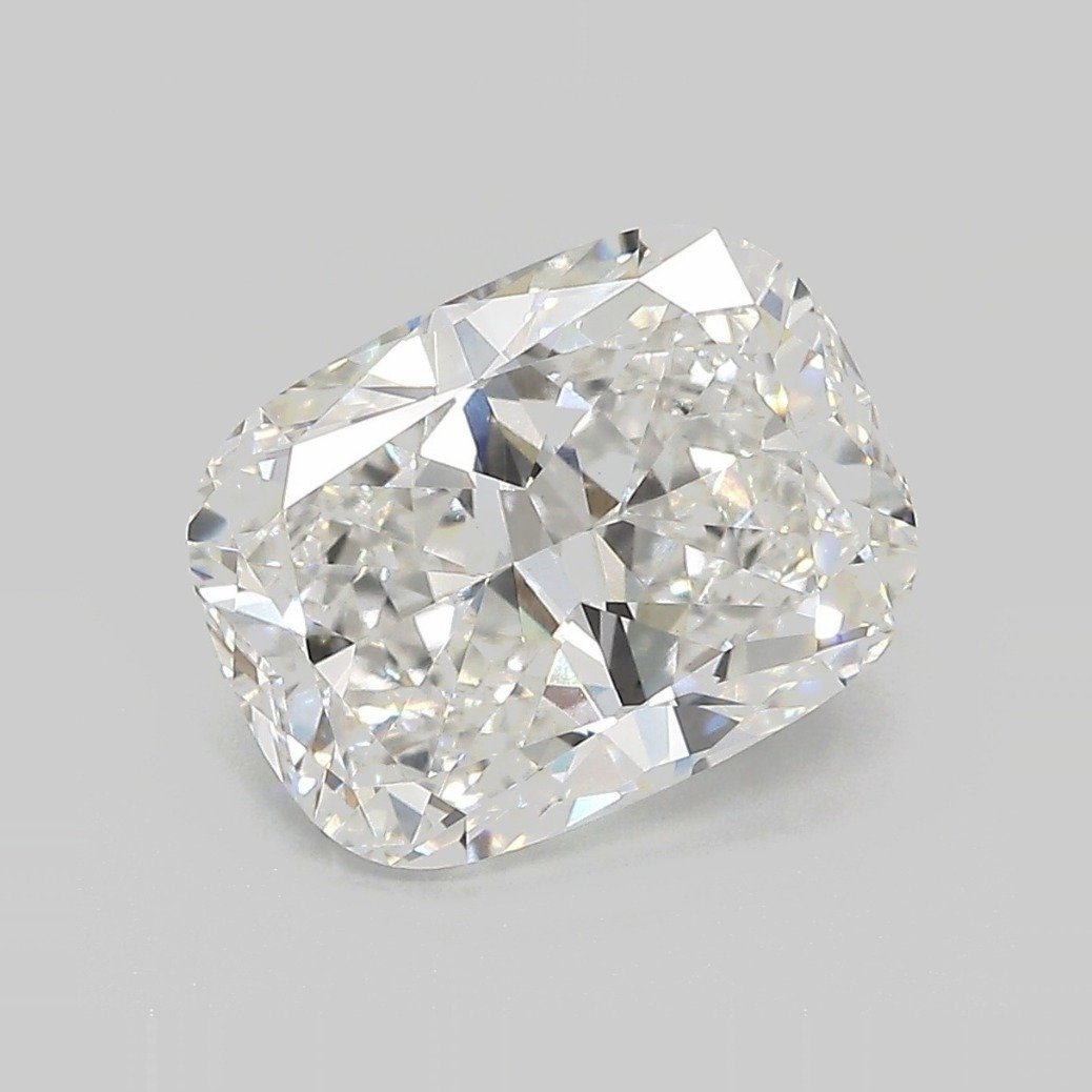 4.07ct E VVS2 Very Good Cut Cushion Lab Grown Diamond