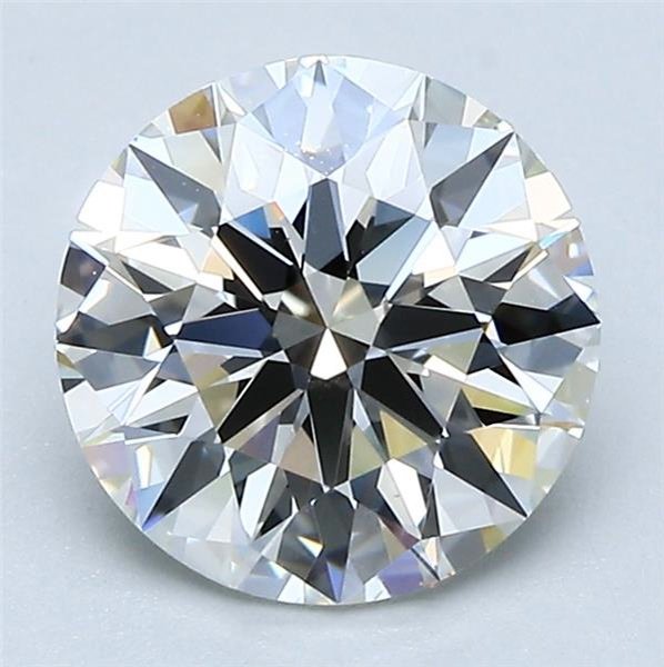 2.03ct J VS1 Rare Carat Ideal Cut Round Diamond