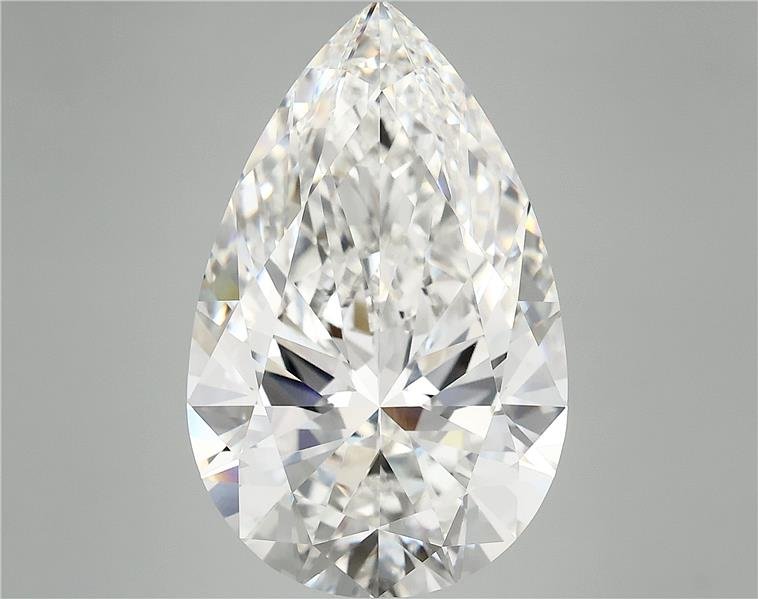 10.16ct F VVS2 Rare Carat Ideal Cut Pear Lab Grown Diamond