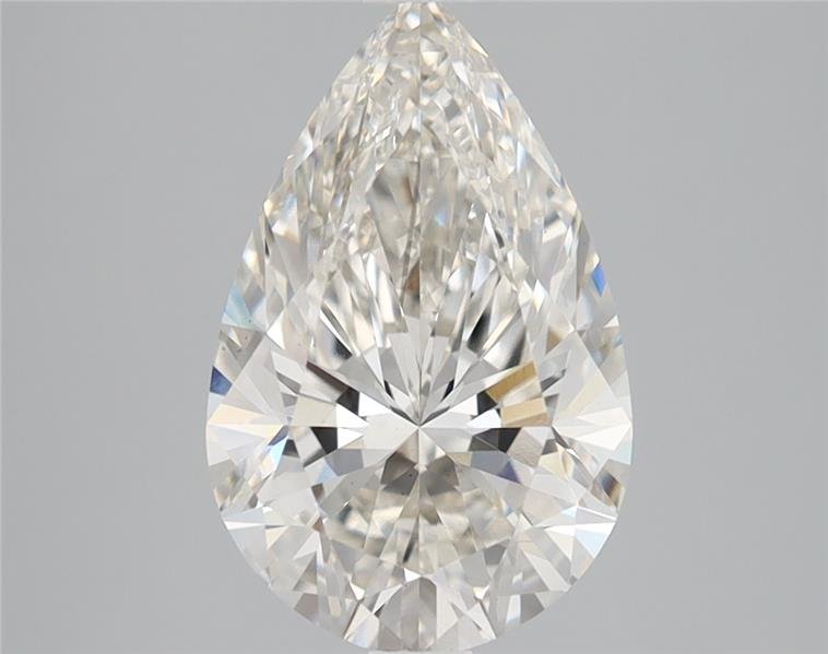 2.58ct H VS1 Rare Carat Ideal Cut Pear Lab Grown Diamond