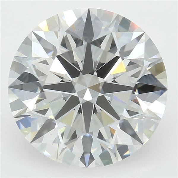 2.66ct G VS1 Rare Carat Ideal Cut Round Lab Grown Diamond