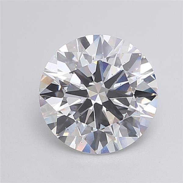 3.24ct F VS2 Rare Carat Ideal Cut Round Lab Grown Diamond