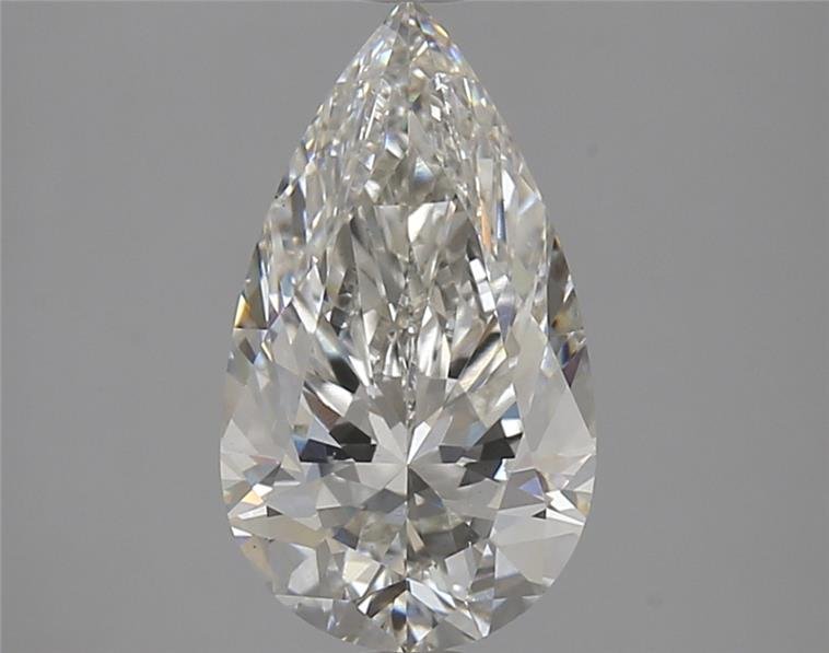 2.40ct H VS2 Rare Carat Ideal Cut Pear Lab Grown Diamond