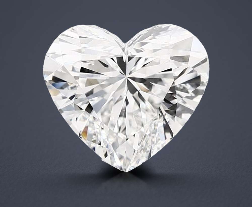 1.00 Carat Heart Lab Diamond