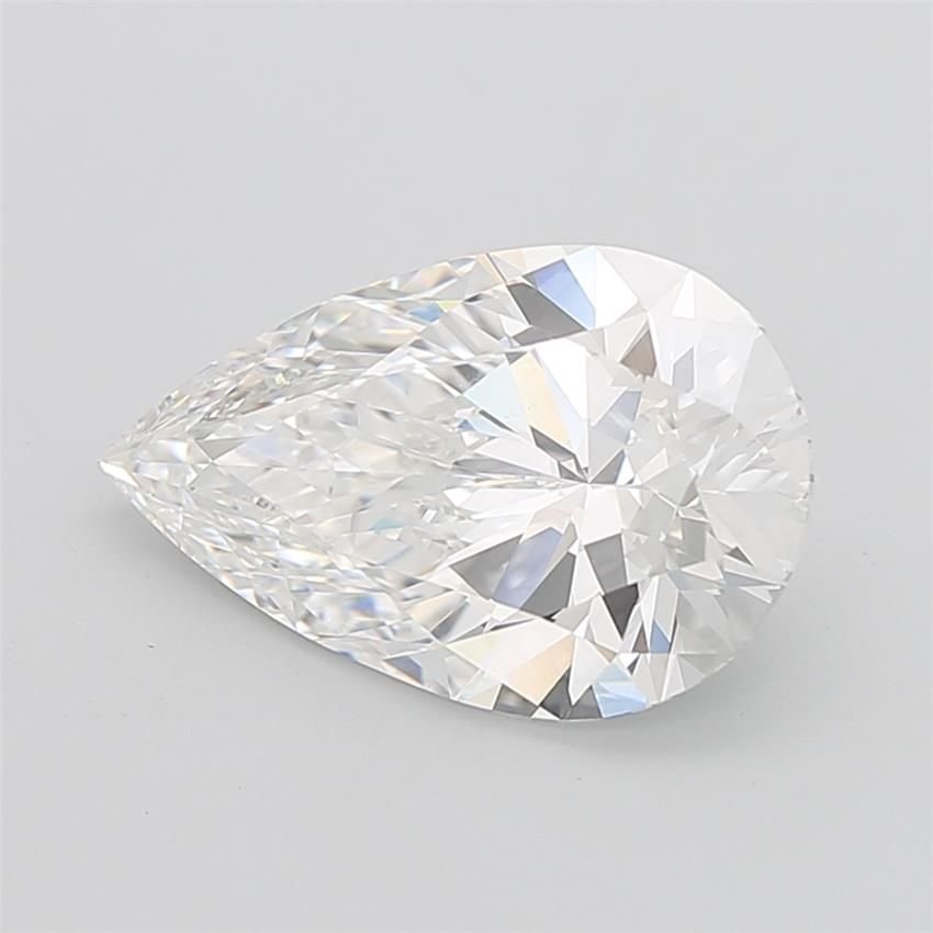 10.03ct F VVS2 Rare Carat Ideal Cut Pear Lab Grown Diamond
