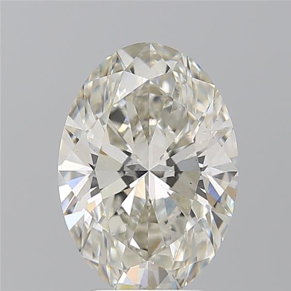 3.55ct H VS2 Rare Carat Ideal Cut Oval Lab Grown Diamond