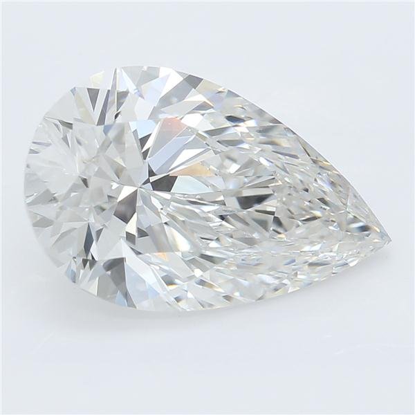 2.55ct G VVS2 Rare Carat Ideal Cut Pear Lab Grown Diamond