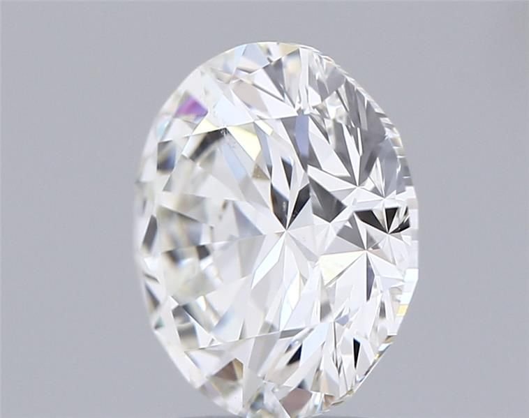3.02ct H SI1 Rare Carat Ideal Cut Round Diamond