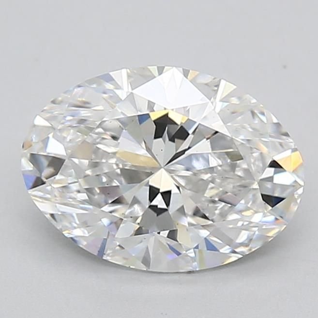 2.02ct D VS2 Rare Carat Ideal Cut Oval Lab Grown Diamond