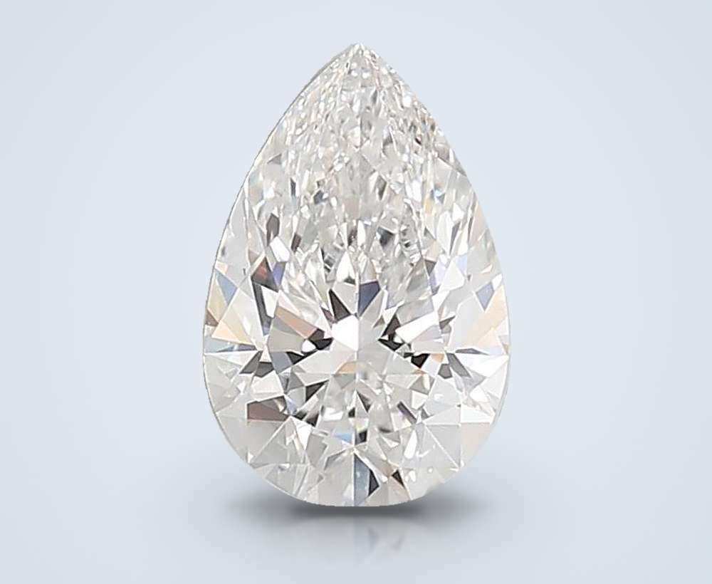 4.08 Carat Pear Lab Diamond