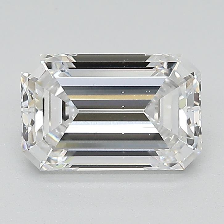 1.51ct D VS2 Rare Carat Ideal Cut Emerald Lab Grown Diamond