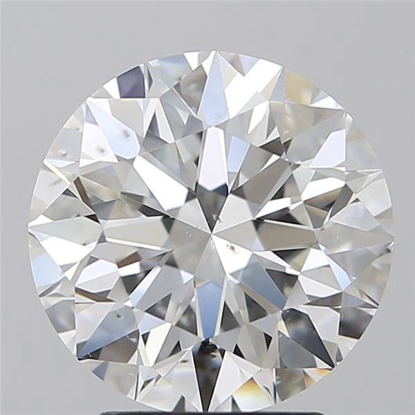 3.56ct H SI2 Excellent Cut Round Diamond