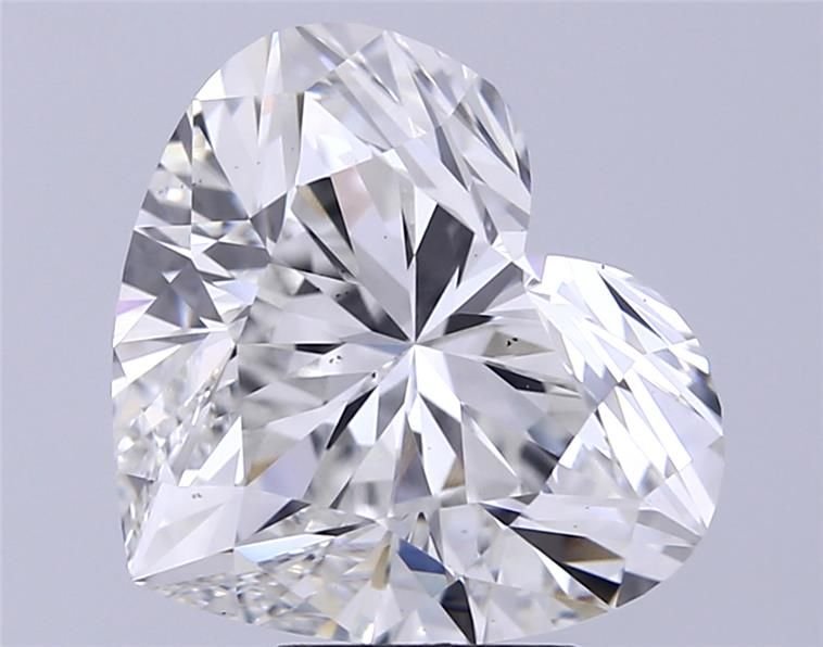 7.04ct F VS2 Rare Carat Ideal Cut Heart Lab Grown Diamond