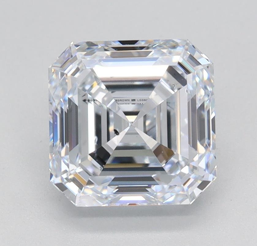 1.54ct F SI1 Rare Carat Ideal Cut Asscher Lab Grown Diamond