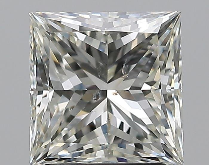 2.00ct K SI2 Rare Carat Ideal Cut Princess Diamond