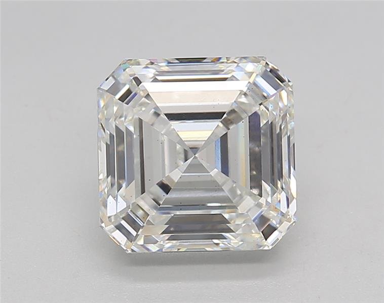 3.02ct G VS2 Rare Carat Ideal Cut Asscher Lab Grown Diamond