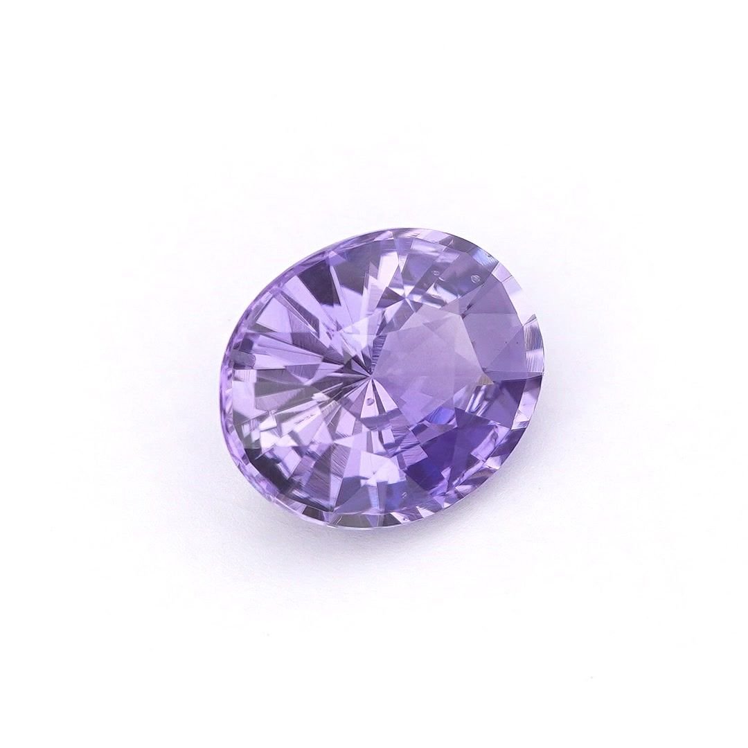 3.09 Carat Violet Oval Sapphire