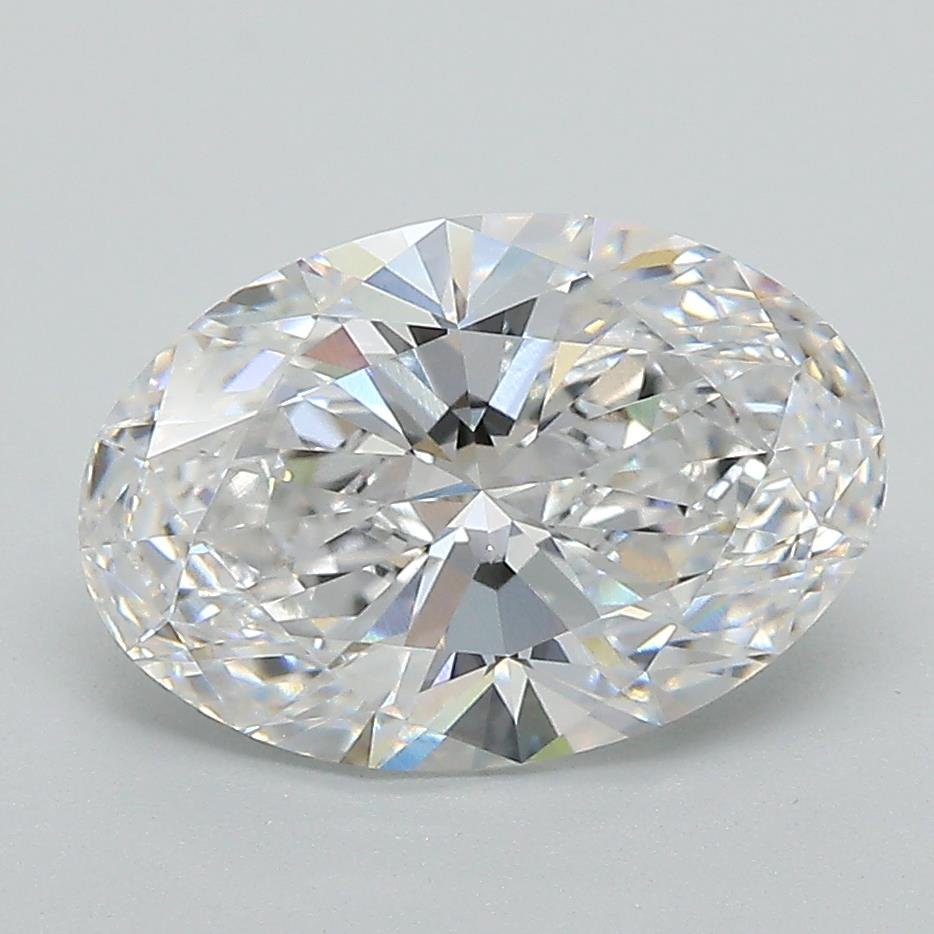 2.56ct D VVS2 Rare Carat Ideal Cut Oval Lab Grown Diamond