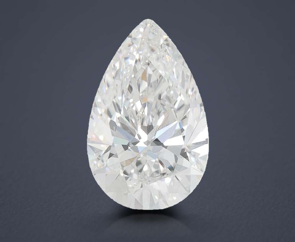 1.54 Carat Pear Lab Diamond