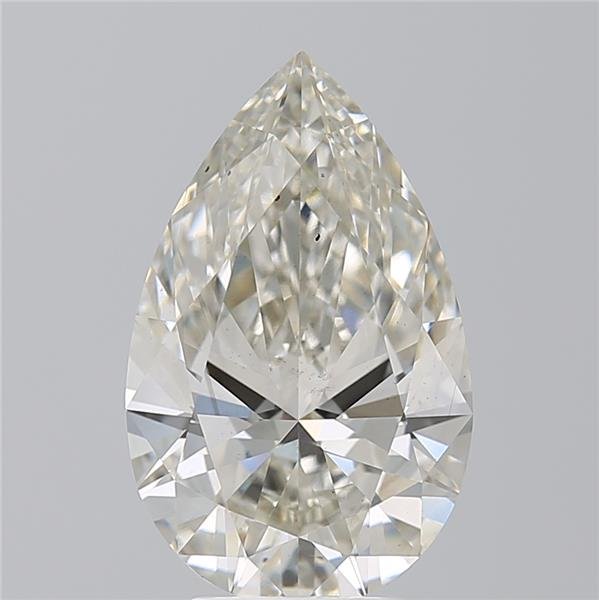 4.54ct I VS2 Rare Carat Ideal Cut Pear Lab Grown Diamond