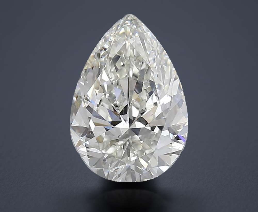 2.00 Carat Pear Natural Diamond