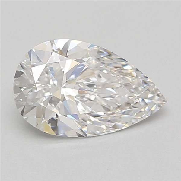 2.48ct E VS2 Rare Carat Ideal Cut Pear Lab Grown Diamond