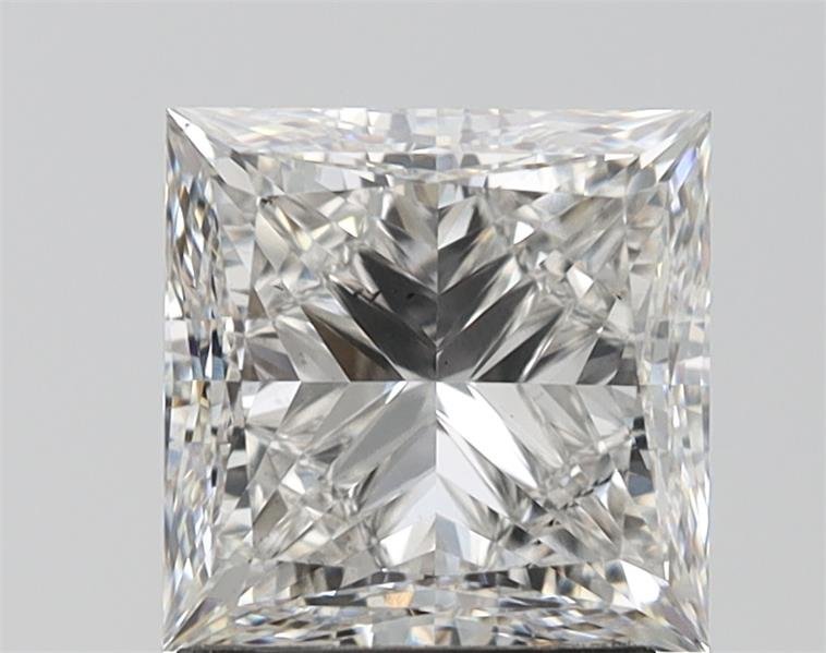 3.00ct H SI1 Rare Carat Ideal Cut Princess Lab Grown Diamond