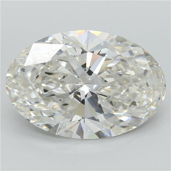 7.35ct I VS1 Rare Carat Ideal Cut Oval Lab Grown Diamond