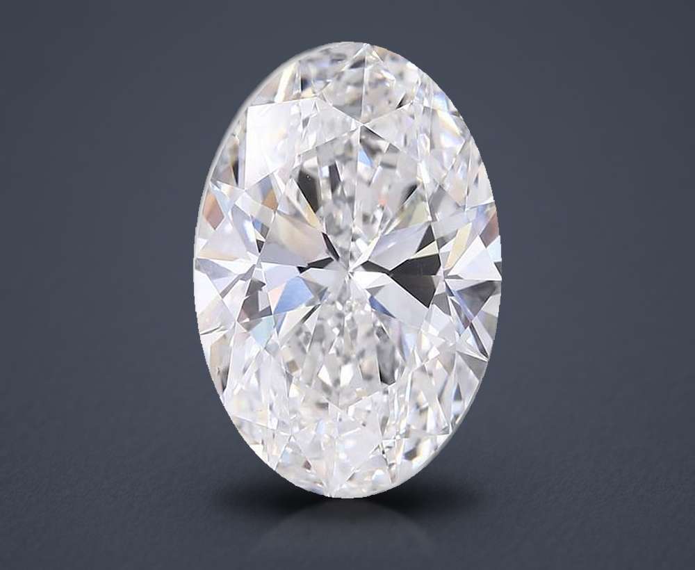 11.08 Carat Oval Lab Diamond