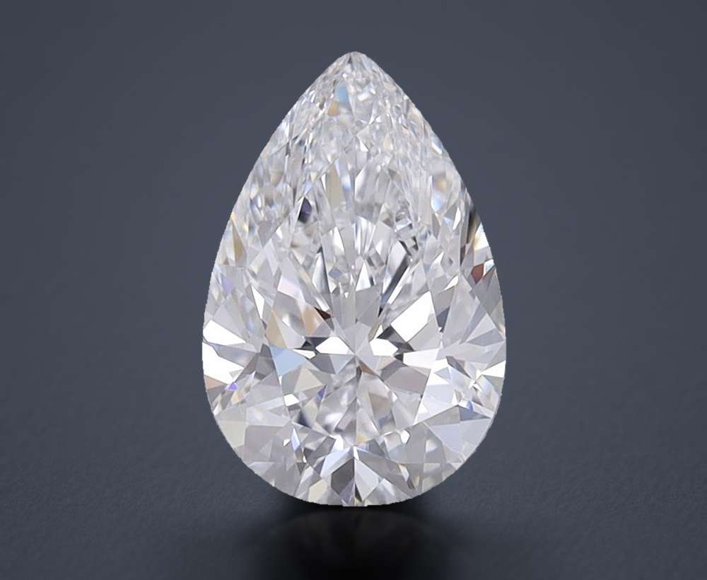 1.50 Carat Pear Lab Diamond
