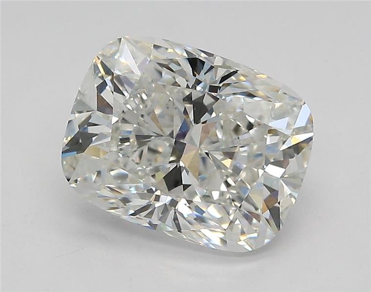 2.61ct F VS1 Rare Carat Ideal Cut Cushion Lab Grown Diamond