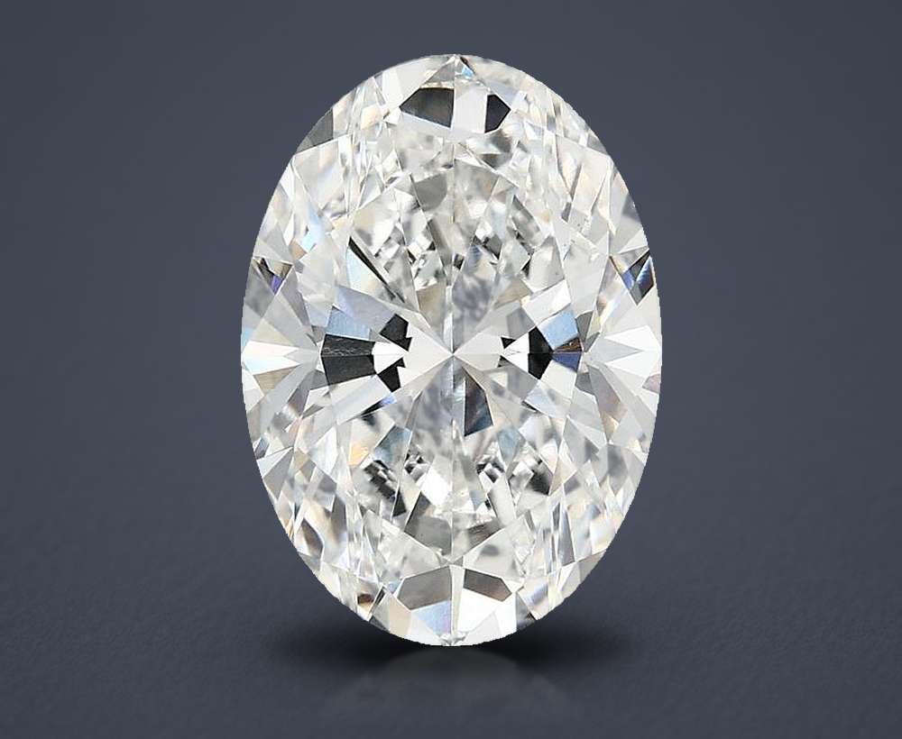 3.91 Carat Oval Lab Diamond