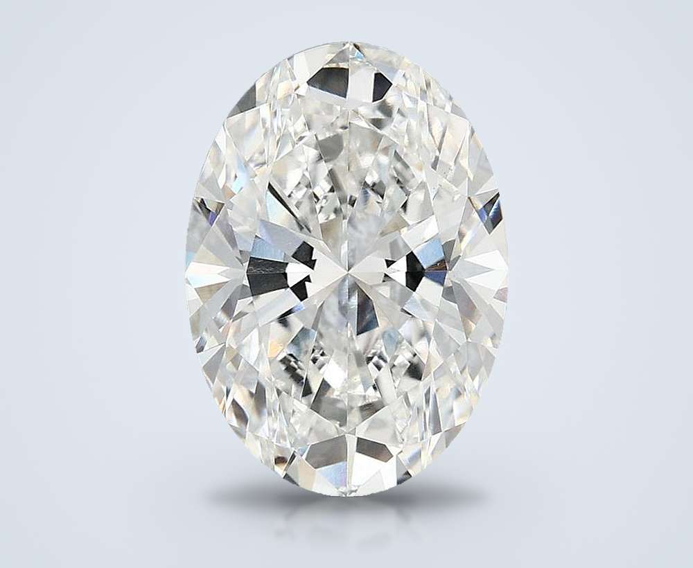 3.91 Carat Oval Lab Diamond