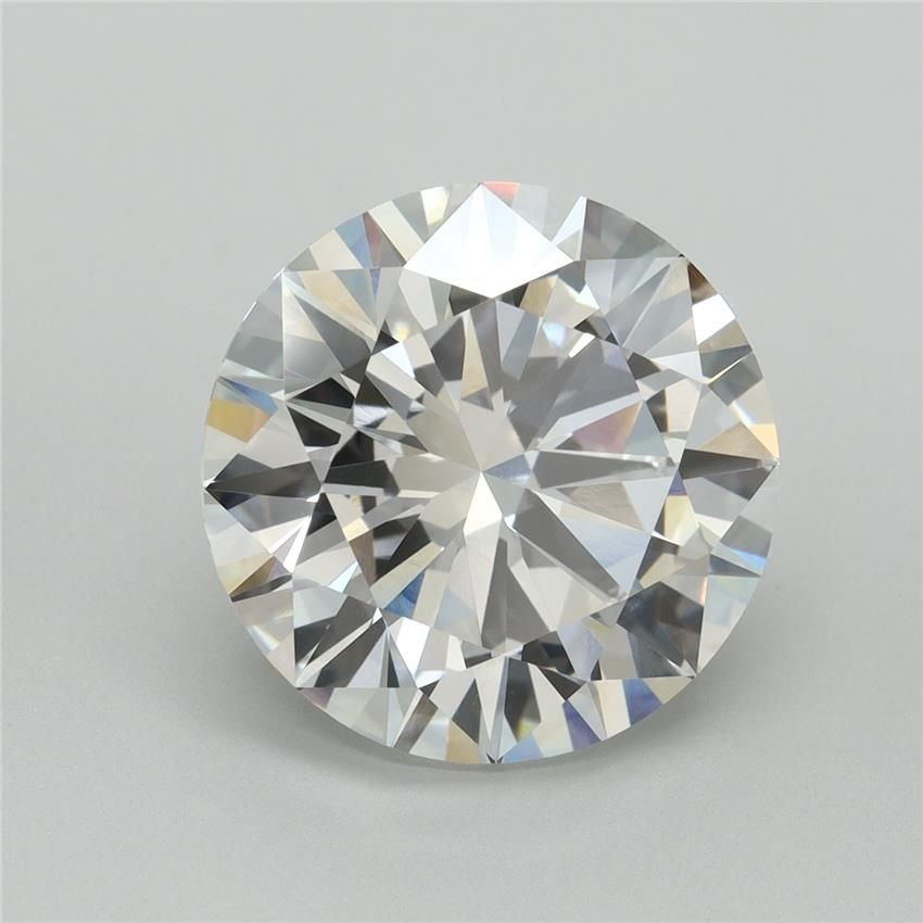 7.04ct E VVS2 Excellent Cut Round Lab Grown Diamond