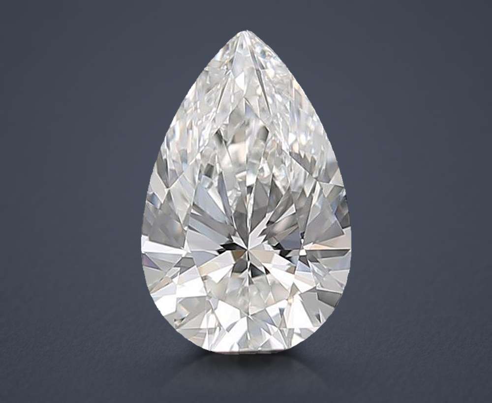 0.71 Carat Pear Natural Diamond