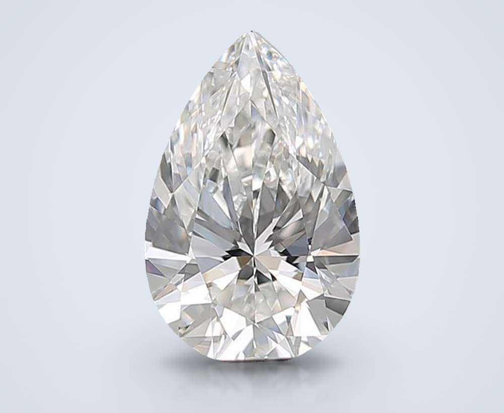 0.71 Carat Pear Natural Diamond