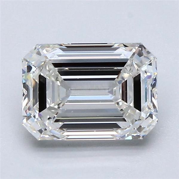 1.51ct I VVS2 Rare Carat Ideal Cut Emerald Diamond