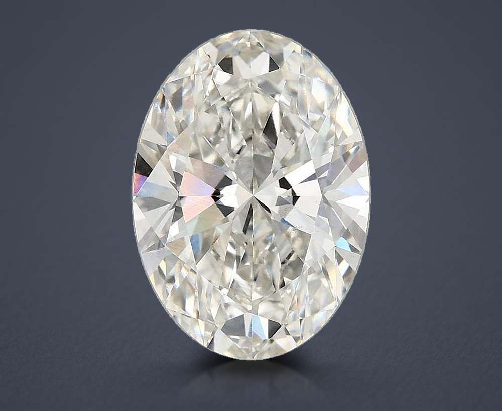 3.91 Carat Oval Lab Diamond