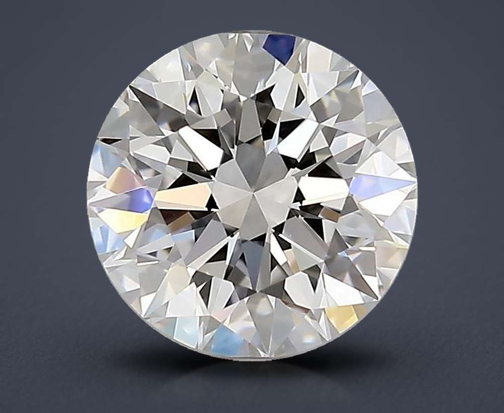 0.76 Carat Round Natural Diamond
