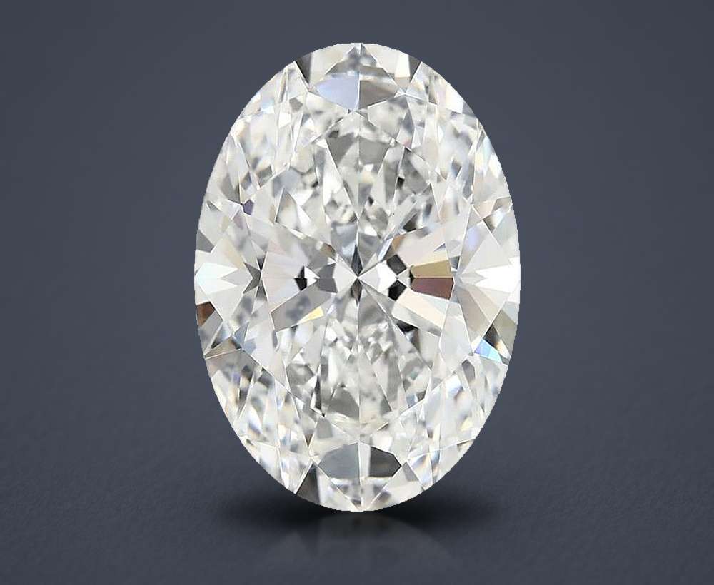 3.94 Carat Oval Lab Diamond