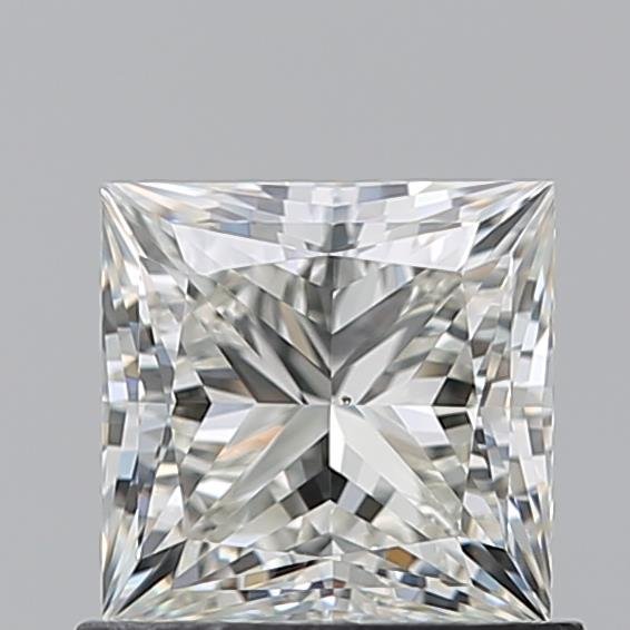 0.96ct K VS2 Rare Carat Ideal Cut Princess Diamond