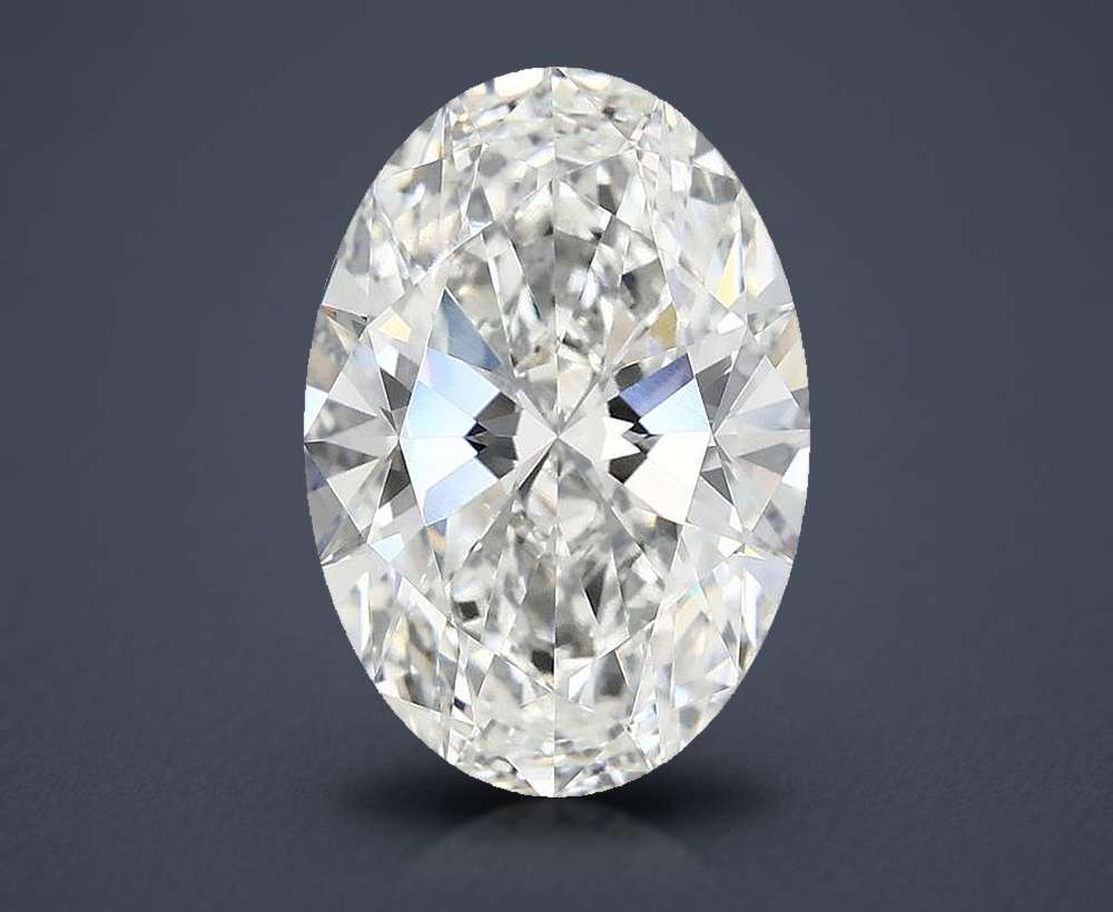 3.76 Carat Oval Lab Diamond