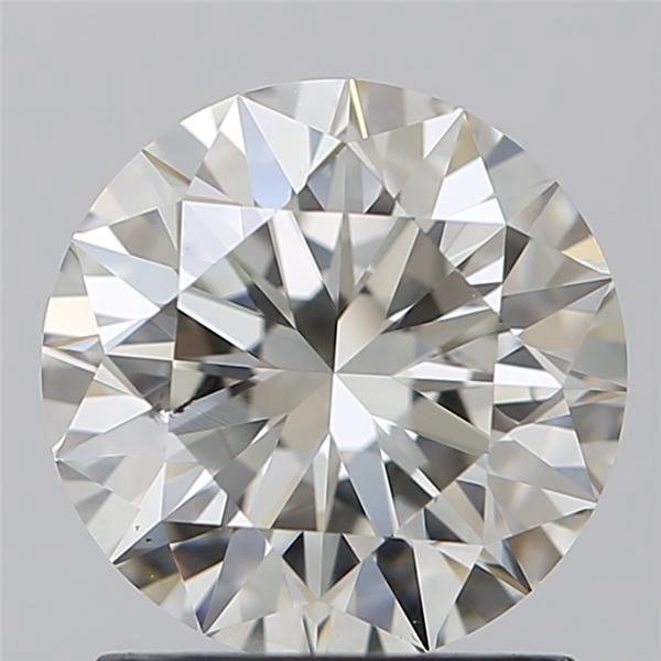 1.54ct I SI1 Rare Carat Ideal Cut Round Diamond