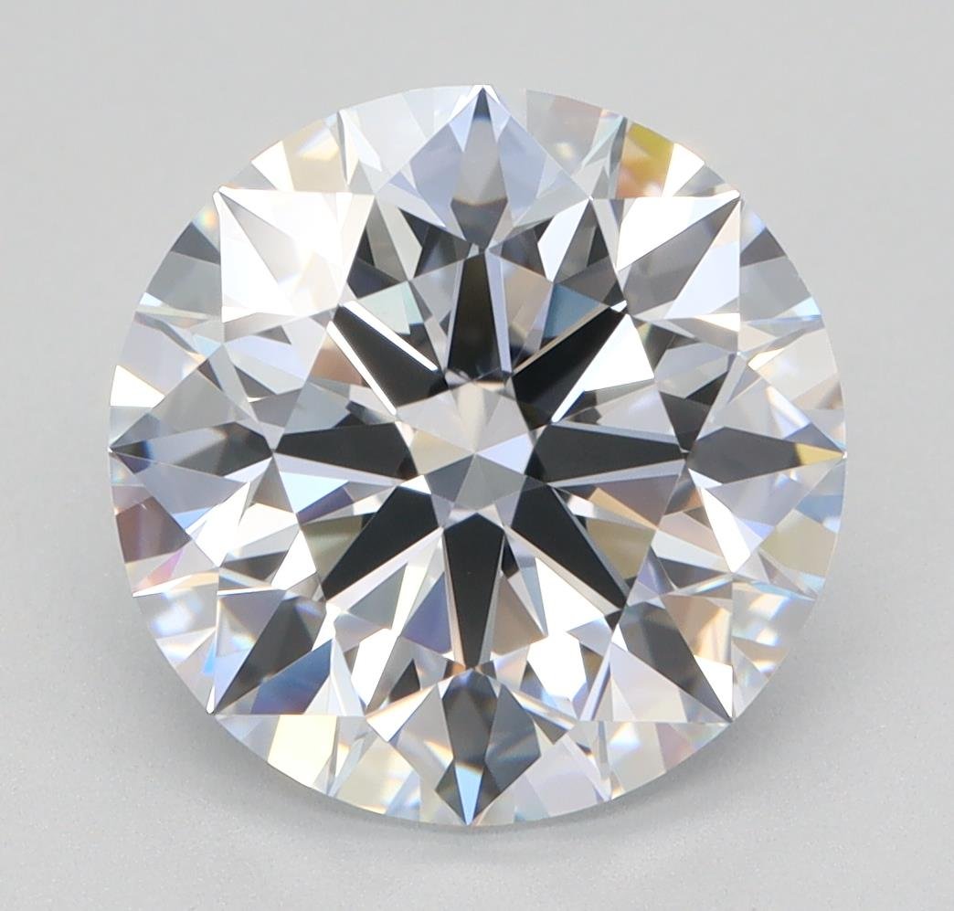 3.19ct E VVS2 Rare Carat Ideal Cut Round Lab Grown Diamond