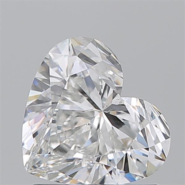 1.27ct F SI1 Rare Carat Ideal Cut Heart Diamond