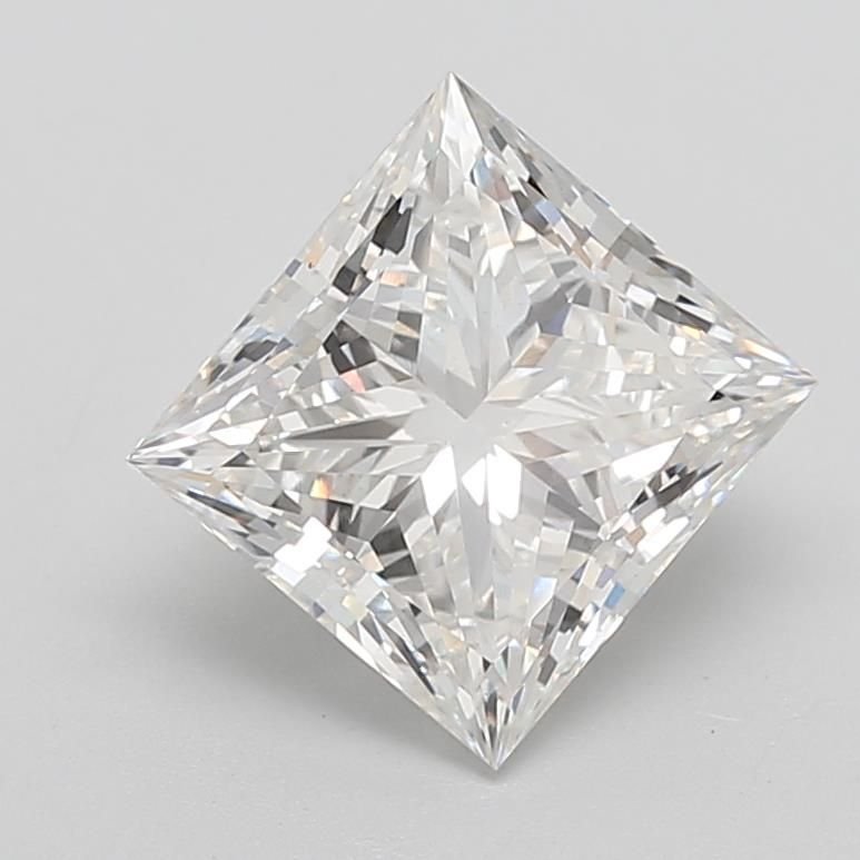 6.07ct G VS1 Rare Carat Ideal Cut Princess Lab Grown Diamond