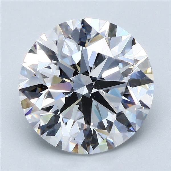 4.85ct D VS1 Rare Carat Ideal Cut Round Diamond