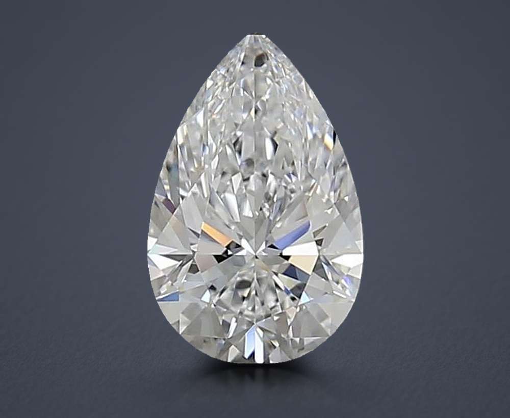 1.00 Carat Pear Lab Diamond