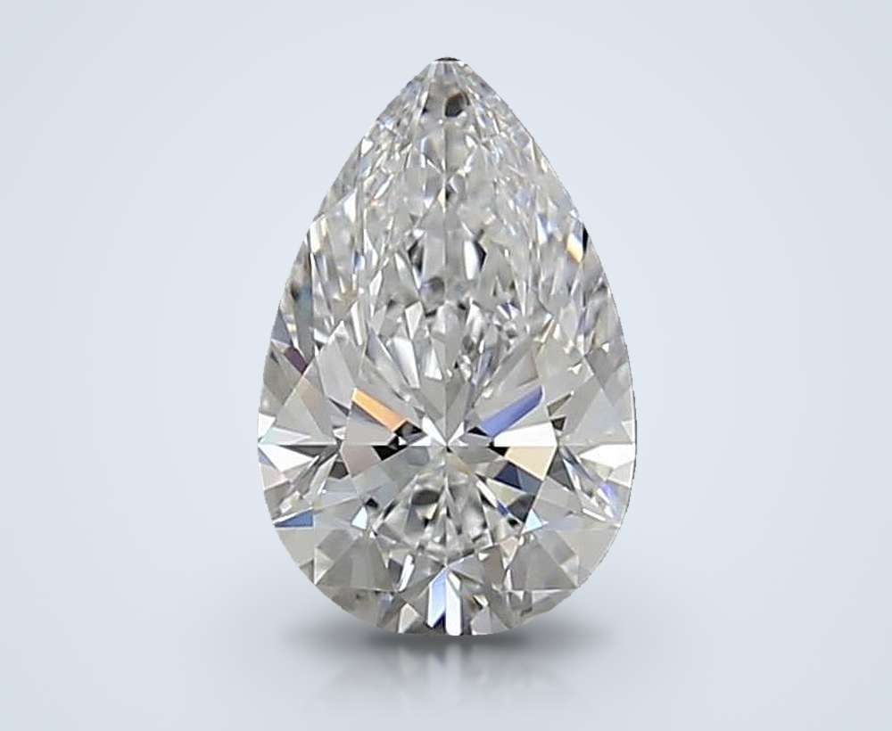 1.00 Carat Pear Lab Diamond